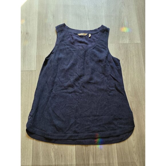 Soft Surroundings Womens Sleeveless Top Navy Size XS - Picture 4 of 8